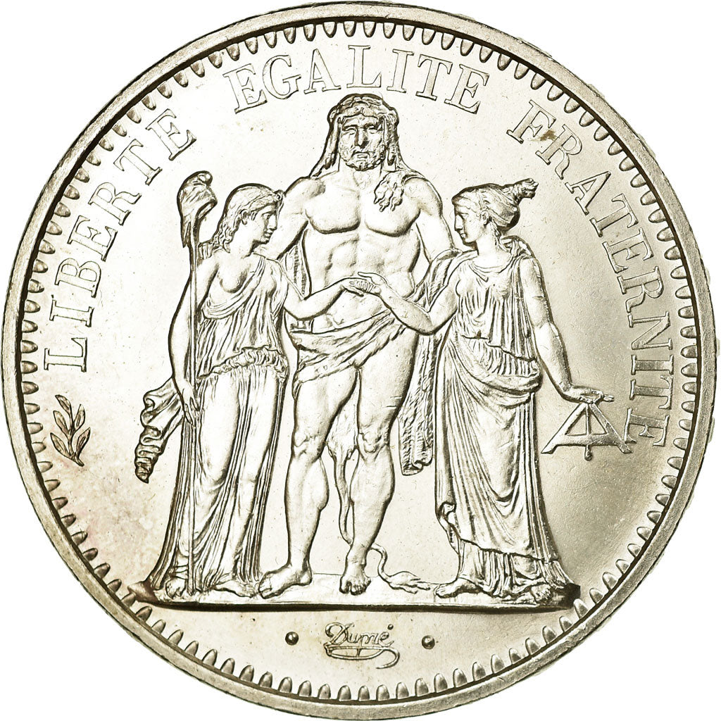 Moneta, Francia, Hercule, 10 Francs, 1965, Paris, FDC, Argento, KM:932