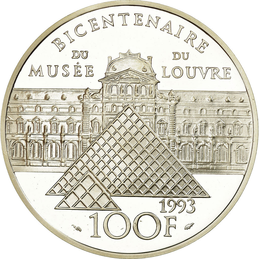 Munten, Frankrijk, 100 Francs, 1993, BE, FDC, Zilver, KM:1021, Gadoury:C55