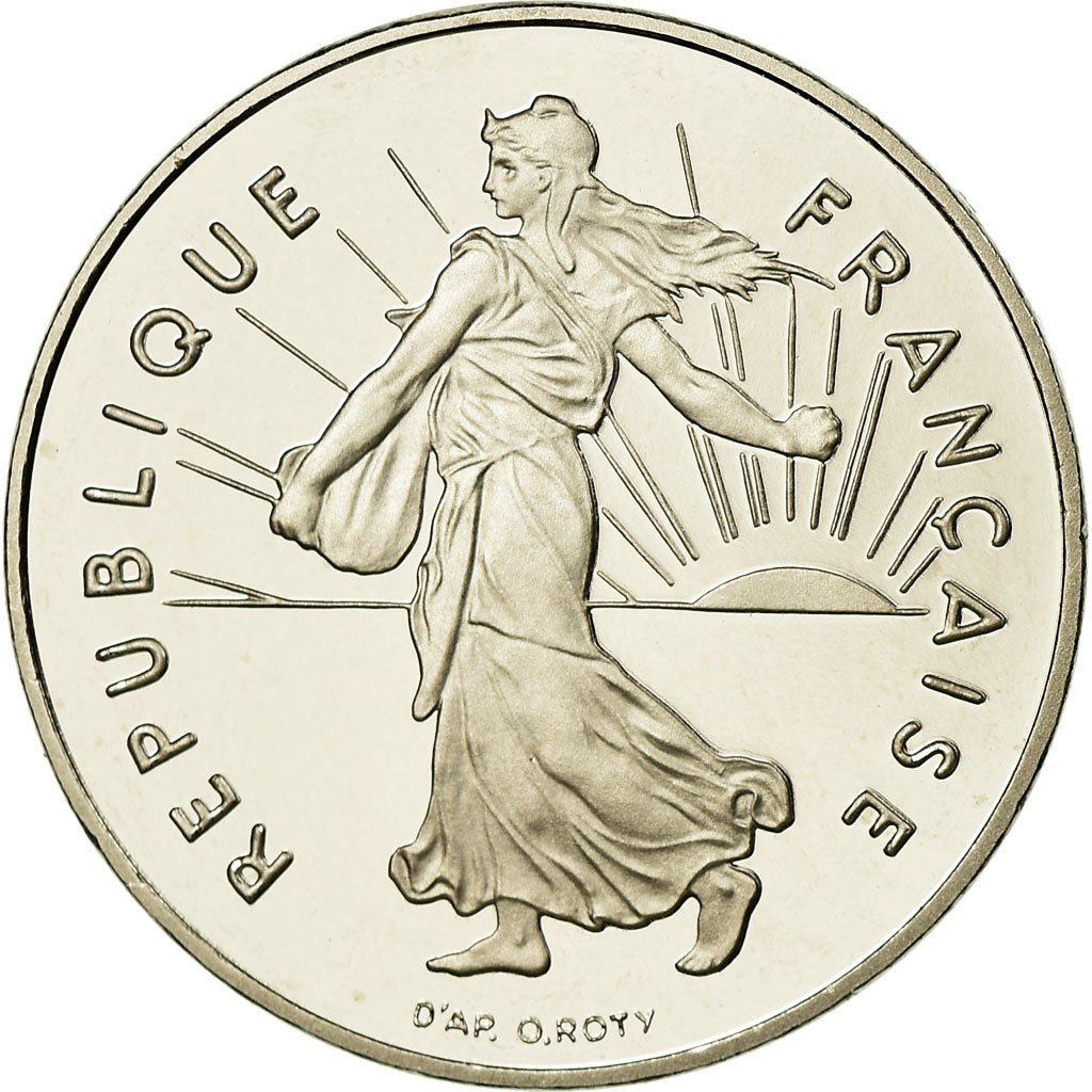 Coin, France, Semeuse, Franc, 2001, Paris, BE, MS(65-70), Nickel, KM:925.2