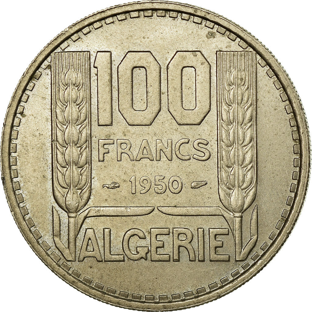 Coin, Algeria, 100 Francs, 1950, Paris, VF(30-35), Copper-nickel, KM:93
