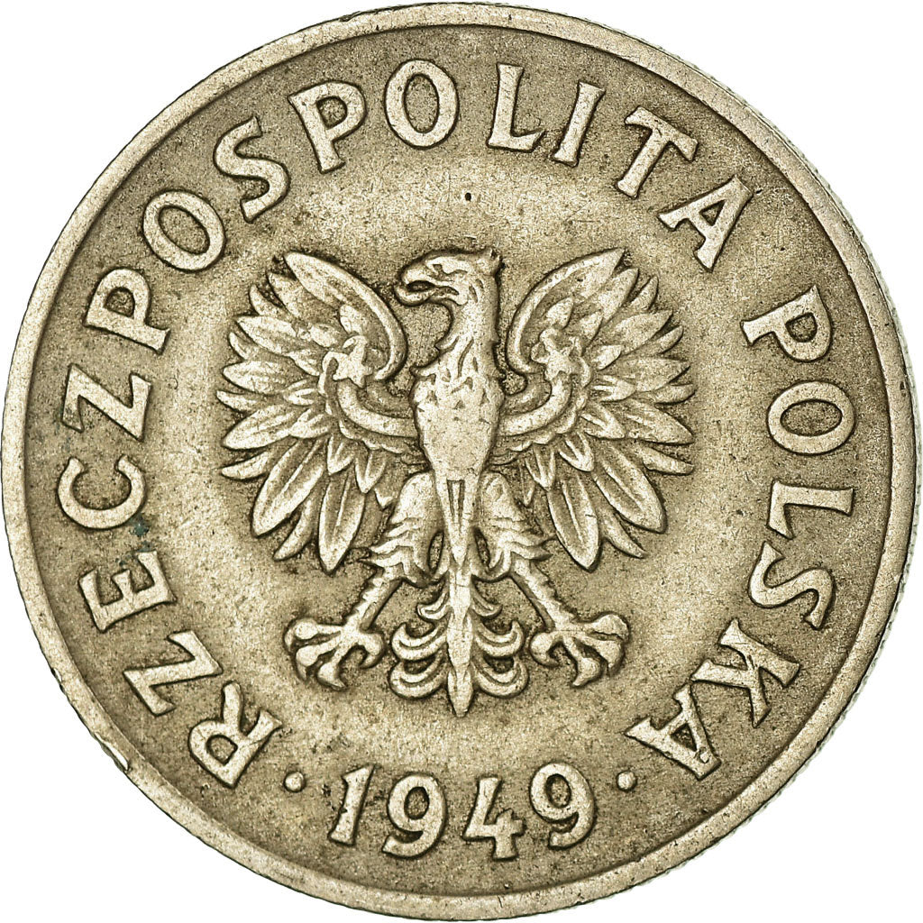 Munten, Polen, 50 Groszy, 1949, Kremnica, ZF, Copper-nickel, KM:44
