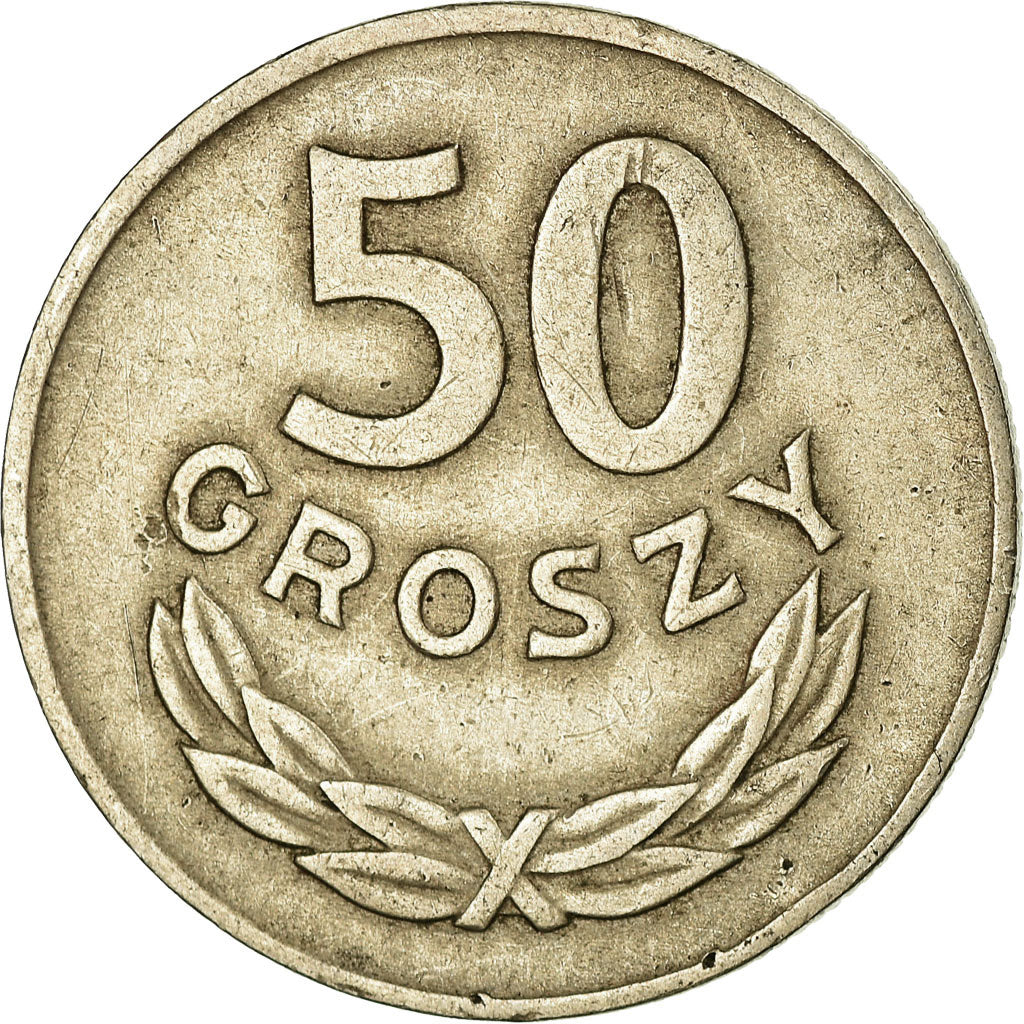 Munten, Polen, 50 Groszy, 1949, Kremnica, ZF, Copper-nickel, KM:44