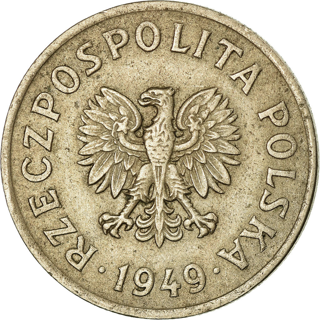 Monnaie, Pologne, 50 Groszy, 1949, Kremnica, TTB, Copper-nickel, KM:44