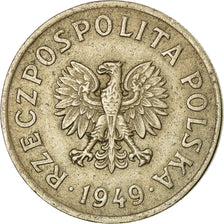 Monnaie, Pologne, 50 Groszy, 1949, Kremnica, TTB, Copper-nickel, KM:44