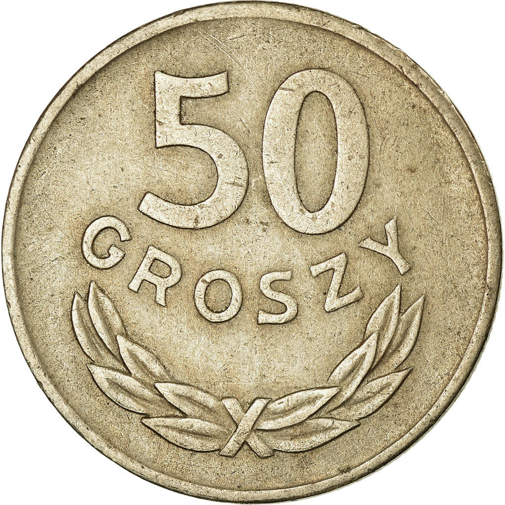 Monnaie, Pologne, 50 Groszy, 1949, Kremnica, TTB, Copper-nickel, KM:44