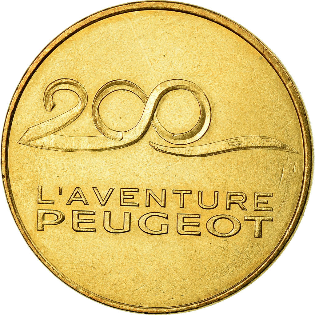 France, Token, Touristic token, Sochaux - Peugeot - 200 ans, 2010, MDP
