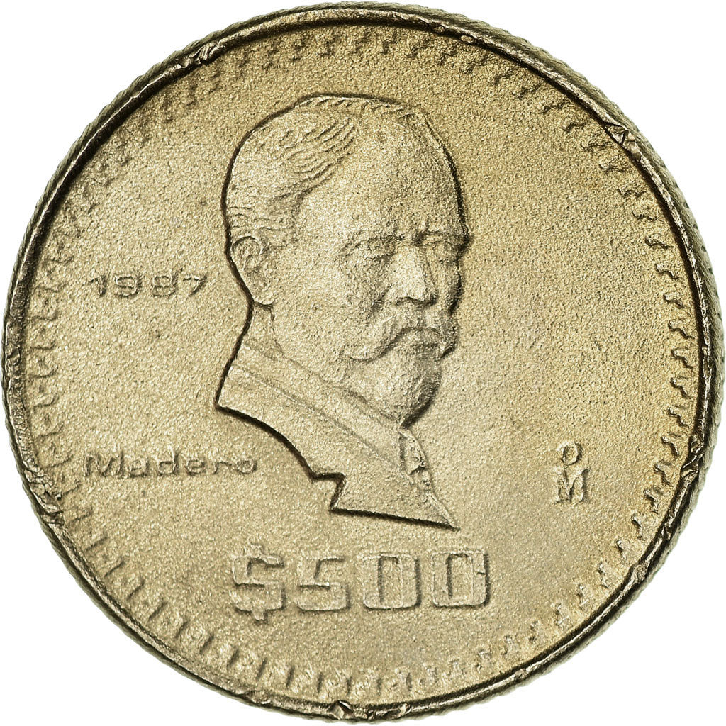 Monnaie, Mexique, 500 Pesos, 1987, Mexico City, TTB, Copper-nickel, KM:529