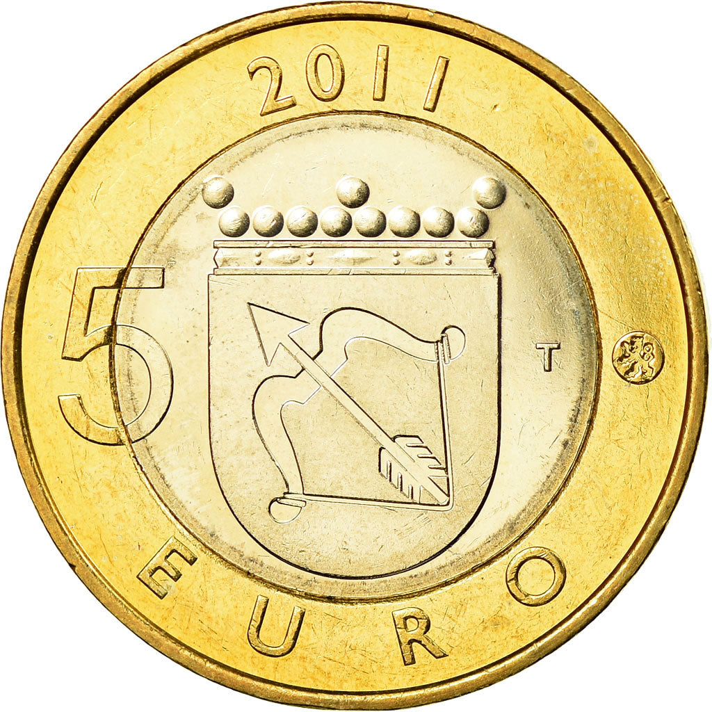 Finlande, 5 Euro, Provinces - Savonia, 2011, SUP, Bi-Metallic, KM:162