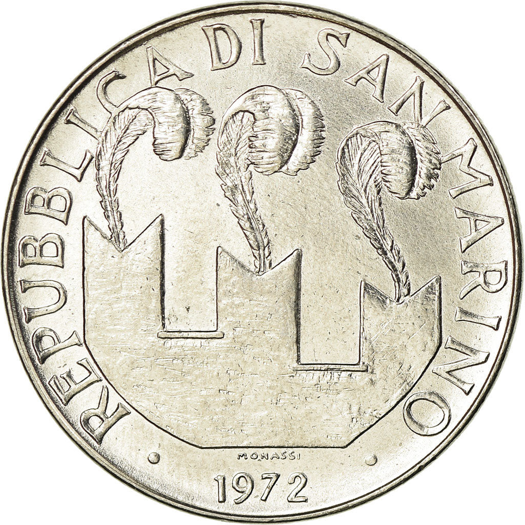 Monnaie, San Marino, 100 Lire, 1972, Rome, SPL, Steel, KM:20