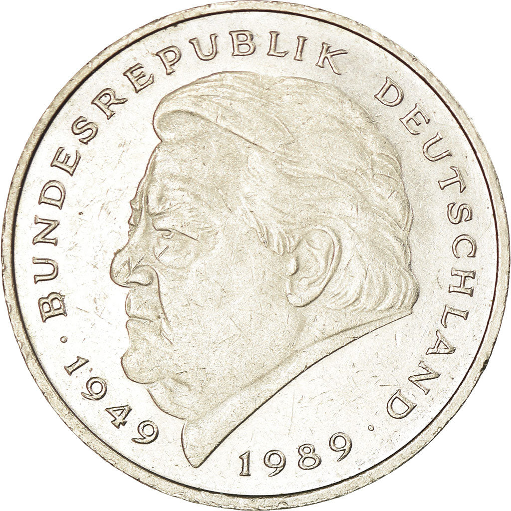 Coin, GERMANY - FEDERAL REPUBLIC, 2 Mark, 1994, Hambourg, EF(40-45)