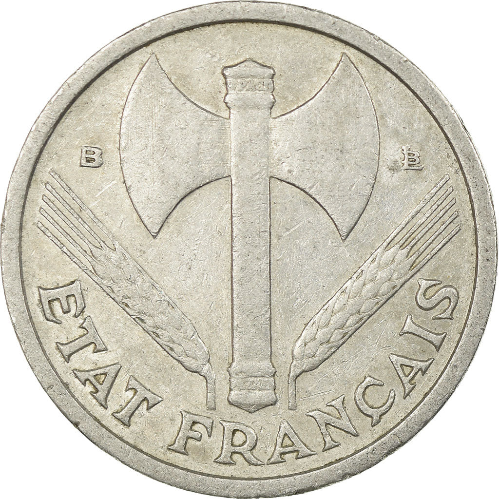 Monnaie, France, Bazor, Franc, 1944, Rouen, TB+, Aluminium, Gadoury:471