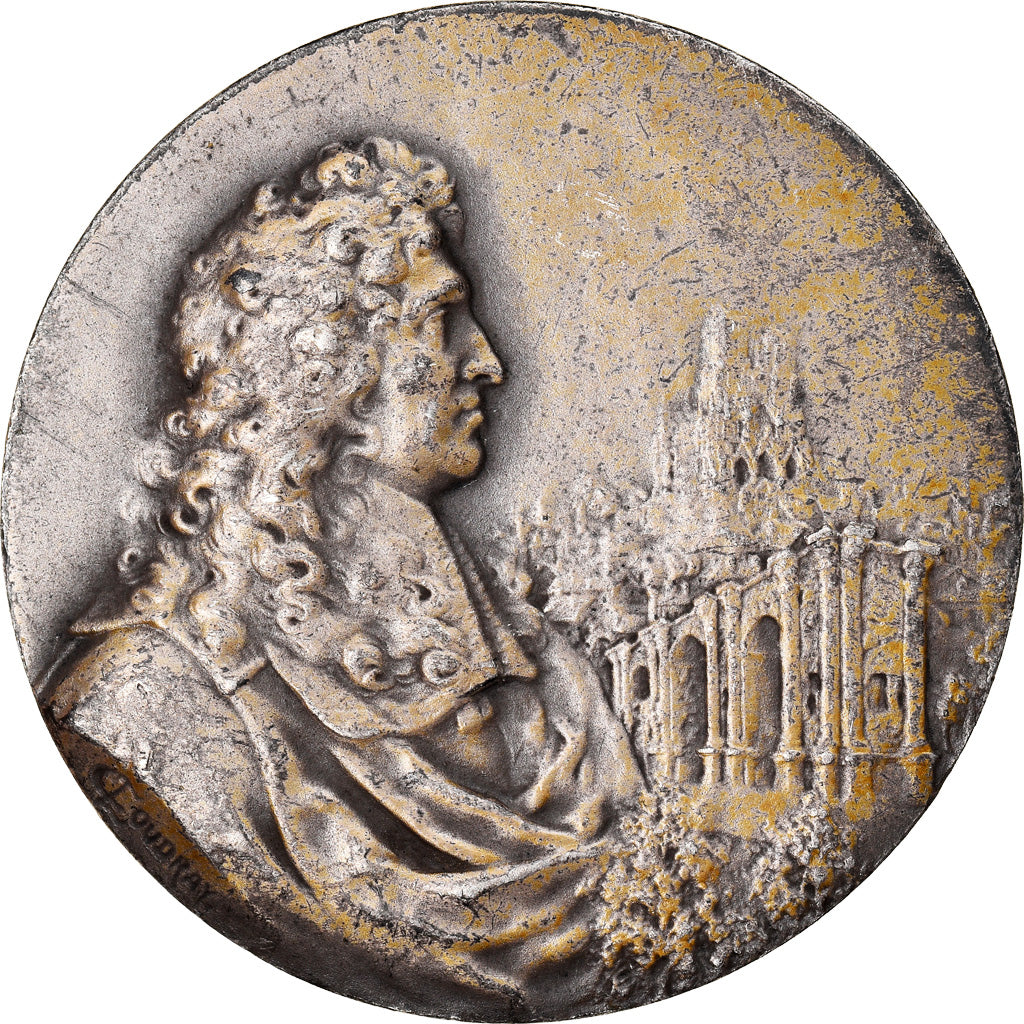 France, Medal, Chambre de commerce de Reims, Coudray, EF(40-45), Silvered bronze