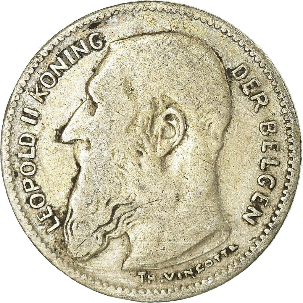 Coin, Belgium, 50 Centimes, 1909, VF(30-35), Silver, KM:61.1