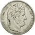Moneta, Francia, Louis-Philippe, 5 Francs, 1844, Strasbourg, MB, Argento