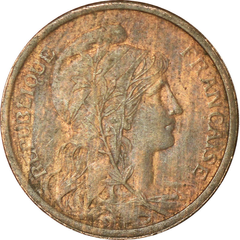 Moeda, França, Dupuis, 2 Centimes, 1911, Paris, EF(40-45), Bronze, KM:841