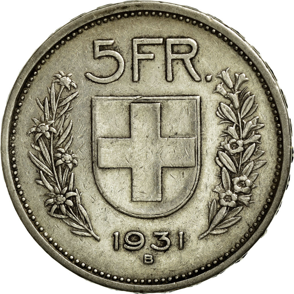Monnaie, Suisse, 5 Francs, 1931, Bern, TTB, Argent, KM:40