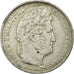 Coin, France, Louis-Philippe, 5 Francs, 1841, Strasbourg, VF(30-35), Silver