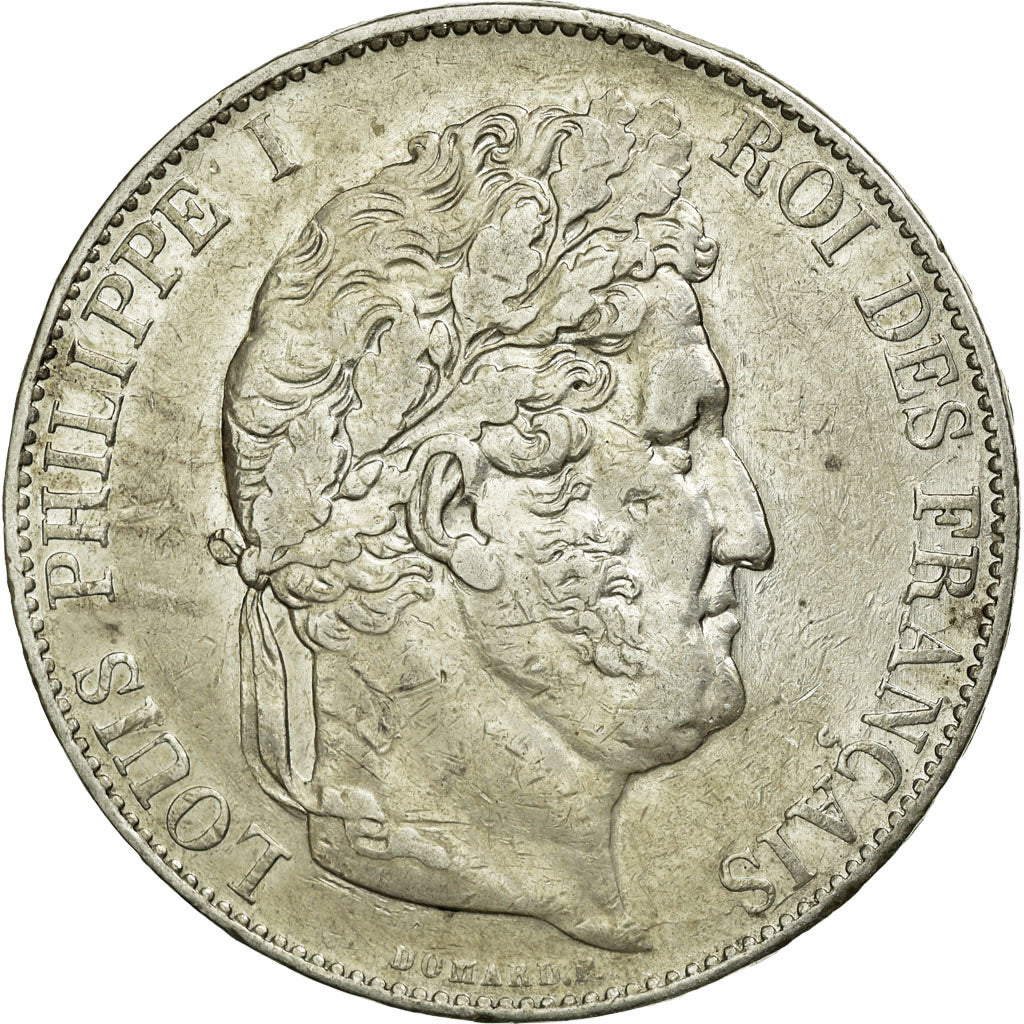 Coin, France, Louis-Philippe, 5 Francs, 1846, Bordeaux, EF(40-45), Silver