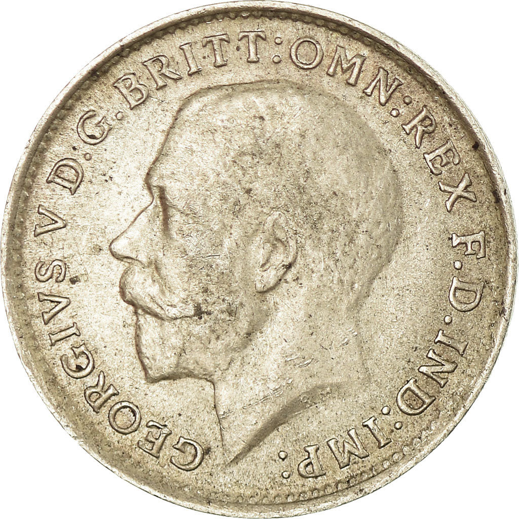 Coin, Great Britain, George V, 3 Pence, 1919, EF(40-45), Silver, KM:813