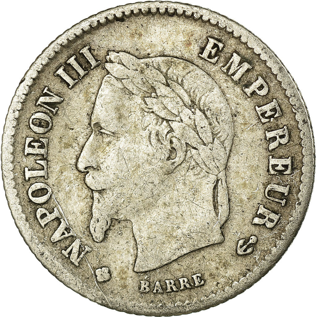 Coin, France, Napoleon III, Napoléon III, 20 Centimes, 1867, Strasbourg