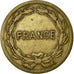 Monnaie, France, France Libre, 2 Francs, 1944, Philadelphie, TB+, Laiton