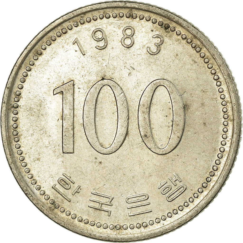 Münze, KOREA-SOUTH, 100 Won, 1983, SS, Copper-nickel, KM:35.1