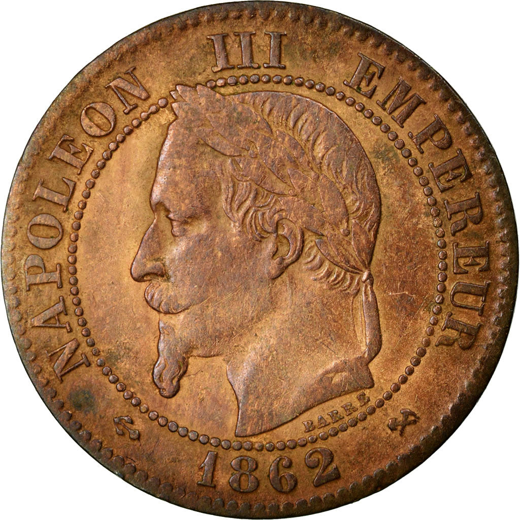 Coin, France, Napoleon III, Napoléon III, 2 Centimes, 1862, Bordeaux