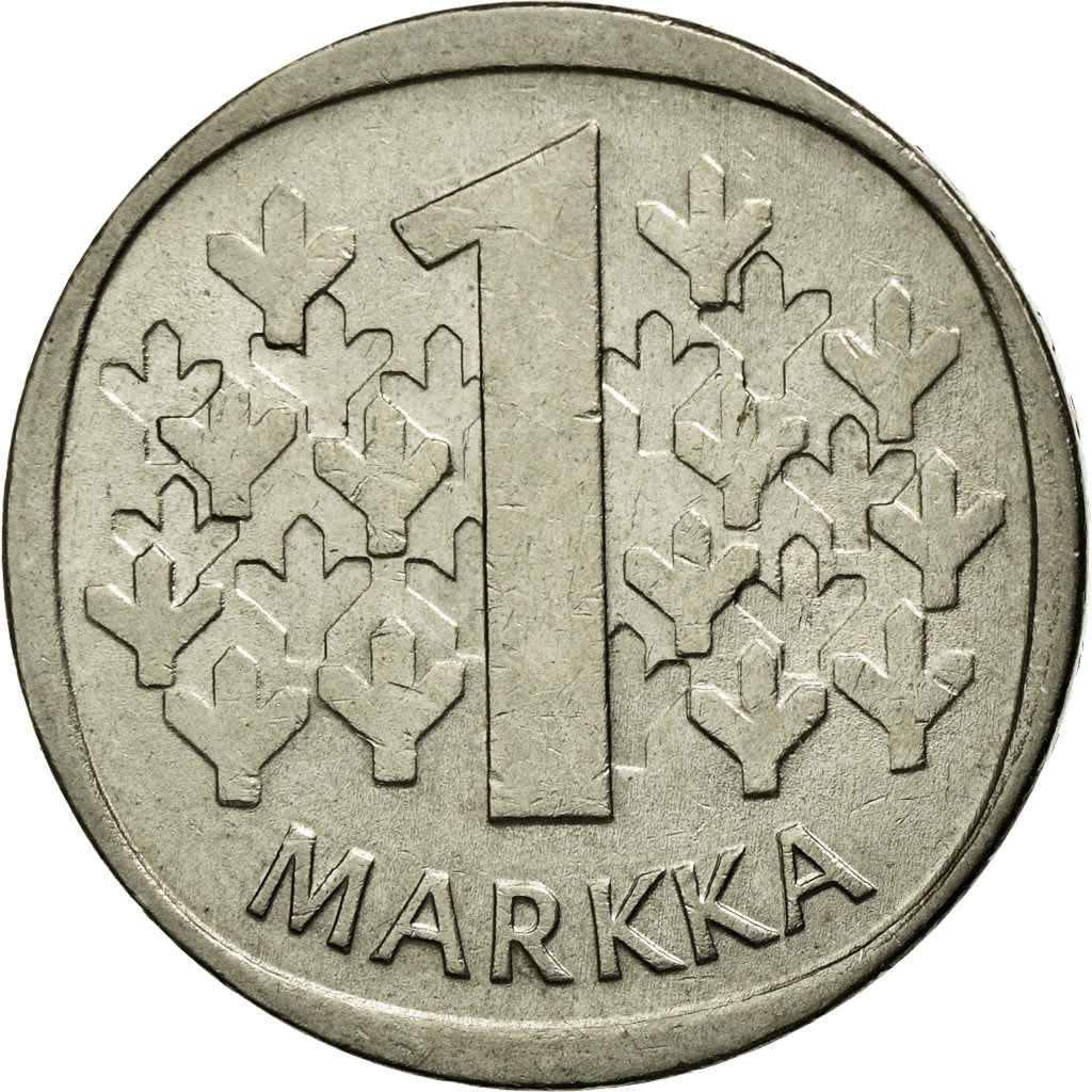 Coin, Finland, Markka, 1981, EF(40-45), Copper-nickel, KM:49a