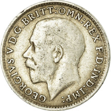 Coin, Great Britain, George V, 3 Pence, 1917, EF(40-45), Silver, KM:813