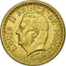 Moneta, Monaco, 2 Francs, Undated (1943), AU(50-53), Brązal