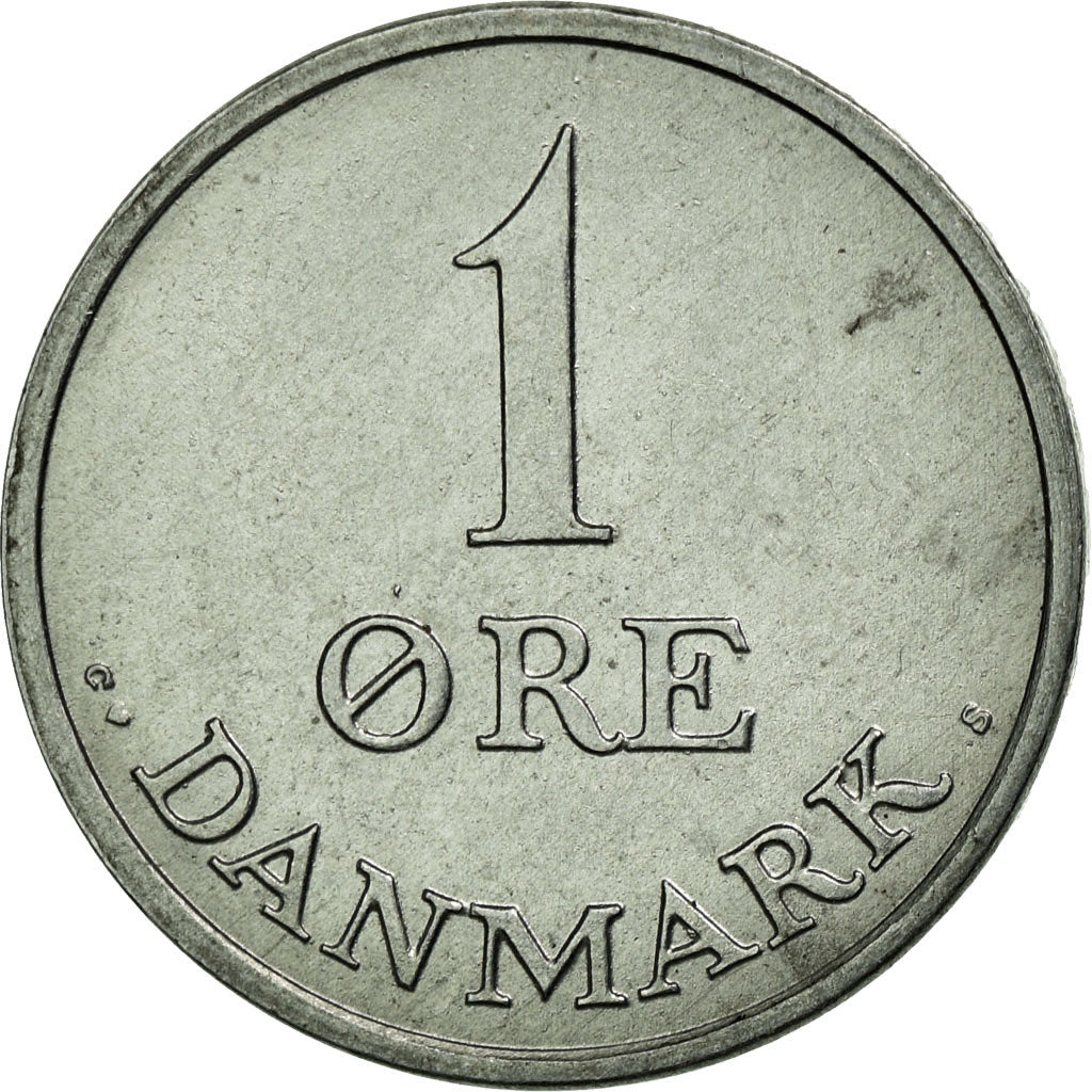 Münze, Dänemark, Frederik IX, Ore, 1970, SS+, Zinc, KM:839.2