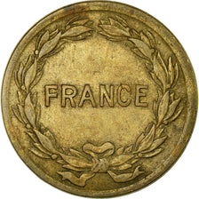 Monnaie, France, France Libre, 2 Francs, 1944, Philadelphie, TB+, Laiton
