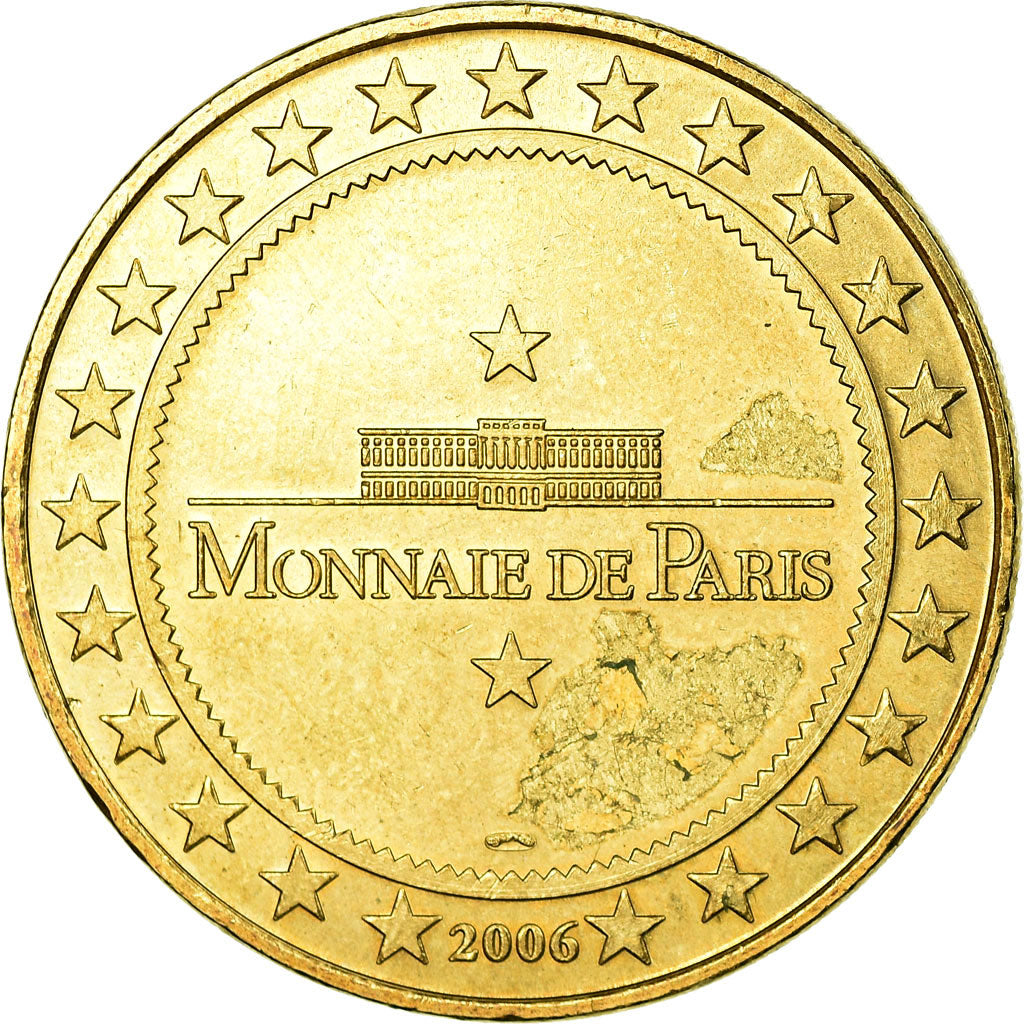 Francia, Token, Jetón turístico, Le-Mont-Saint-Michel - vue générale n°2