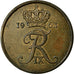 Coin, Denmark, Frederik IX, 5 Öre, 1963, AU(55-58), Bronze, KM:848.1