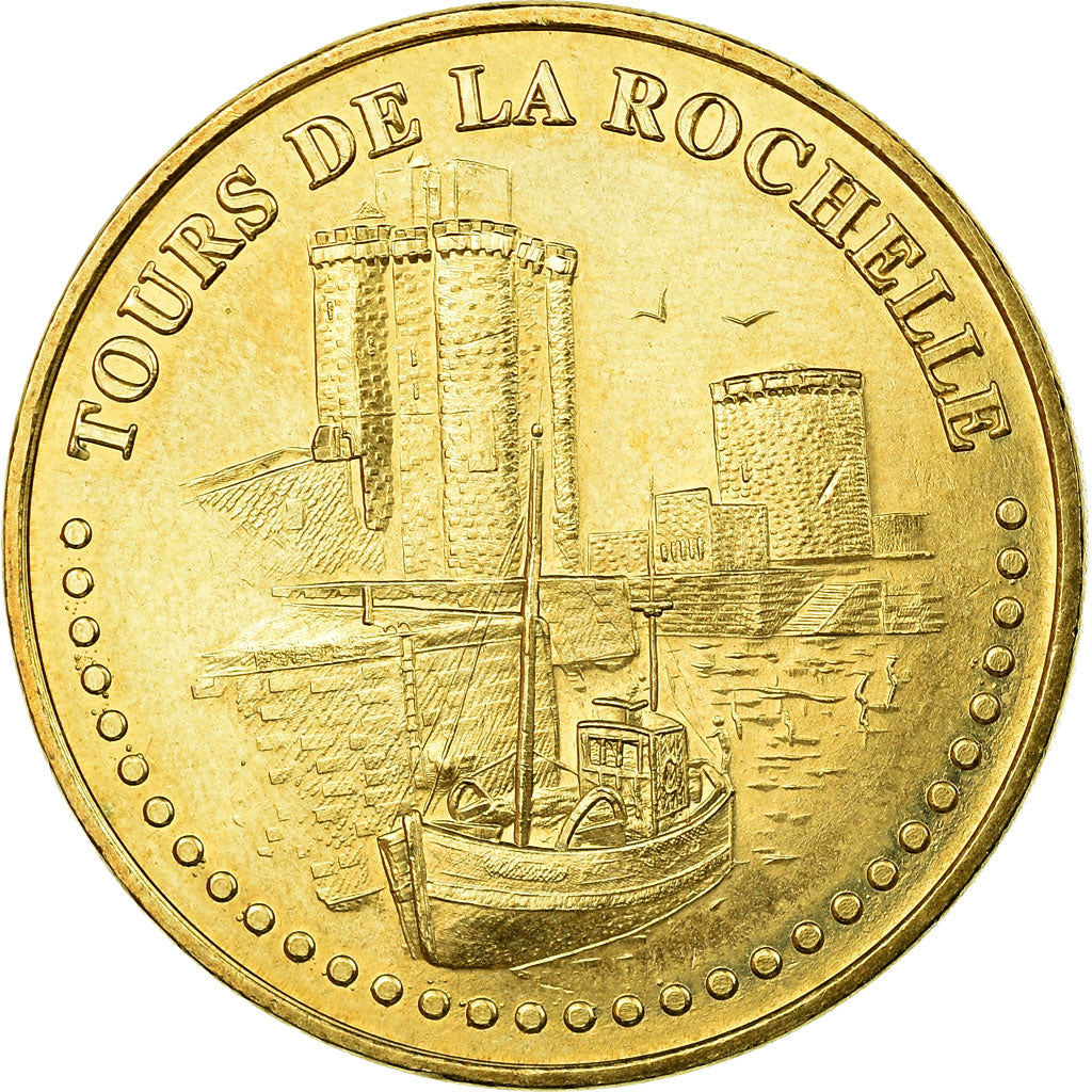 Francia, Token, Jetón turístico, La Rochelle - tours n°2, Arts & Culture