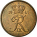 Coin, Denmark, Frederik IX, 5 Öre, 1969, AU(55-58), Bronze, KM:848.1