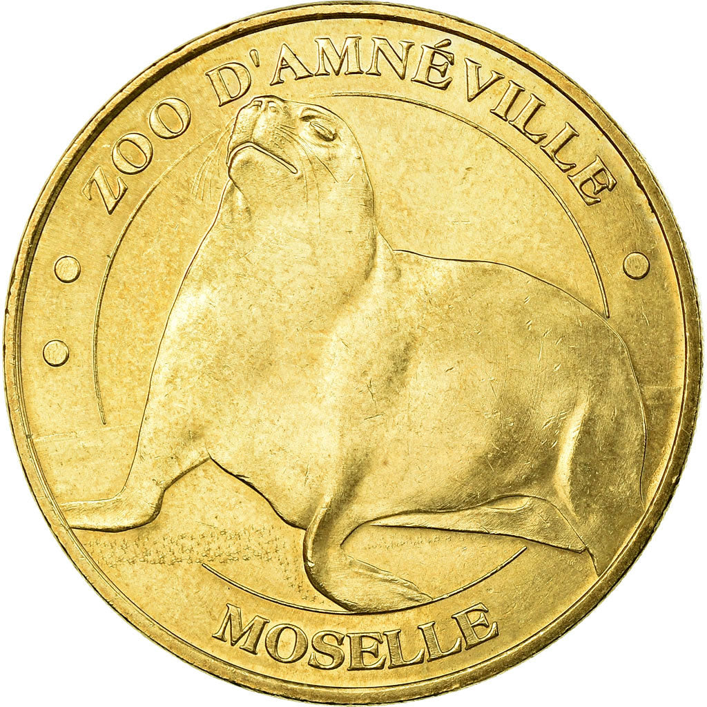 France, Token, Touristic token, Amnéville -  zoo n°2 -  Phoque, Arts &