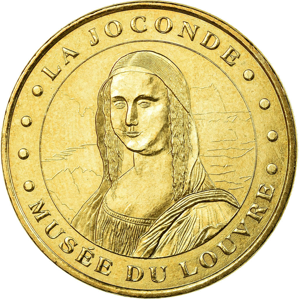 France, Jeton, Jeton Touristique, Paris - Musée du Louvre n°2 - La Joconde