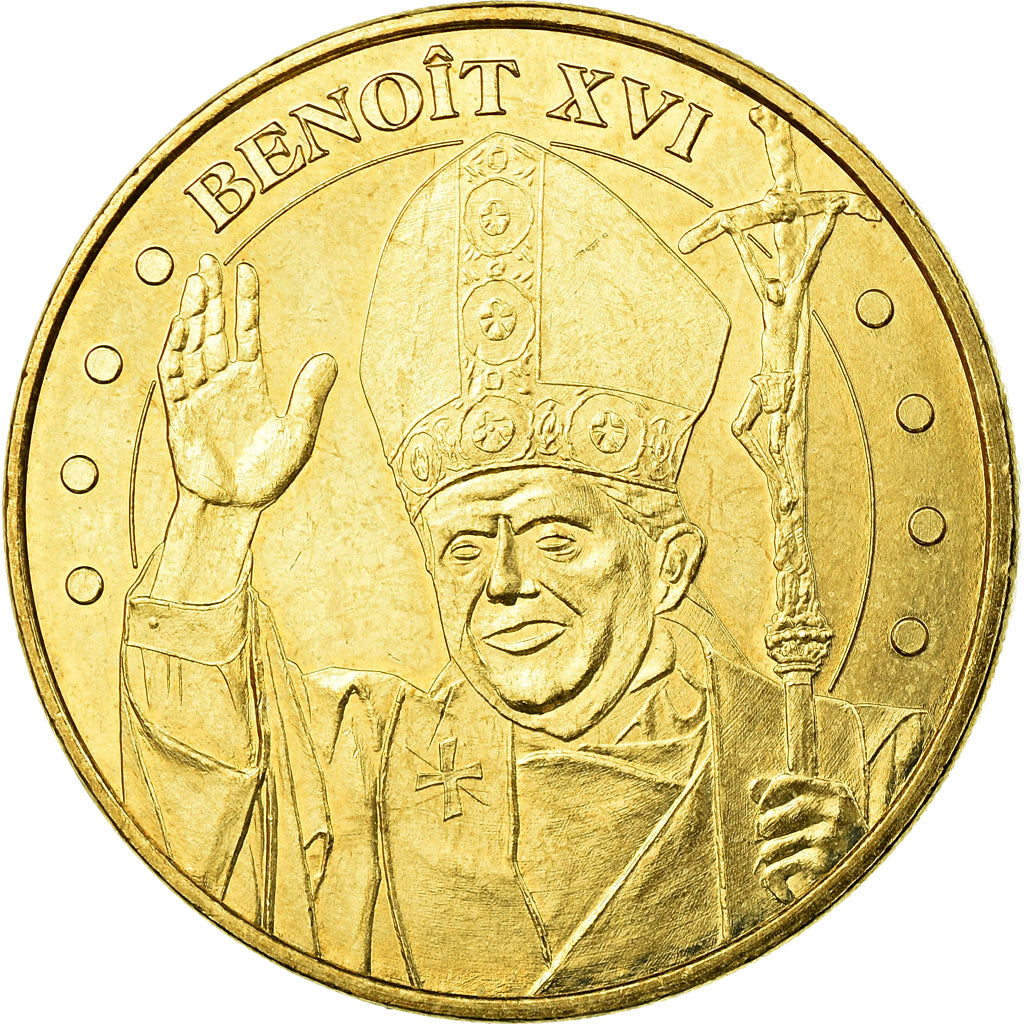 Frankrijk, Token, Toeristisch fiche, Paris - Sacré Coeur n°3 - Benoit XVI