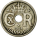 Coin, Denmark, Christian X, 10 Öre, 1924, Copenhagen, EF(40-45), Copper-nickel