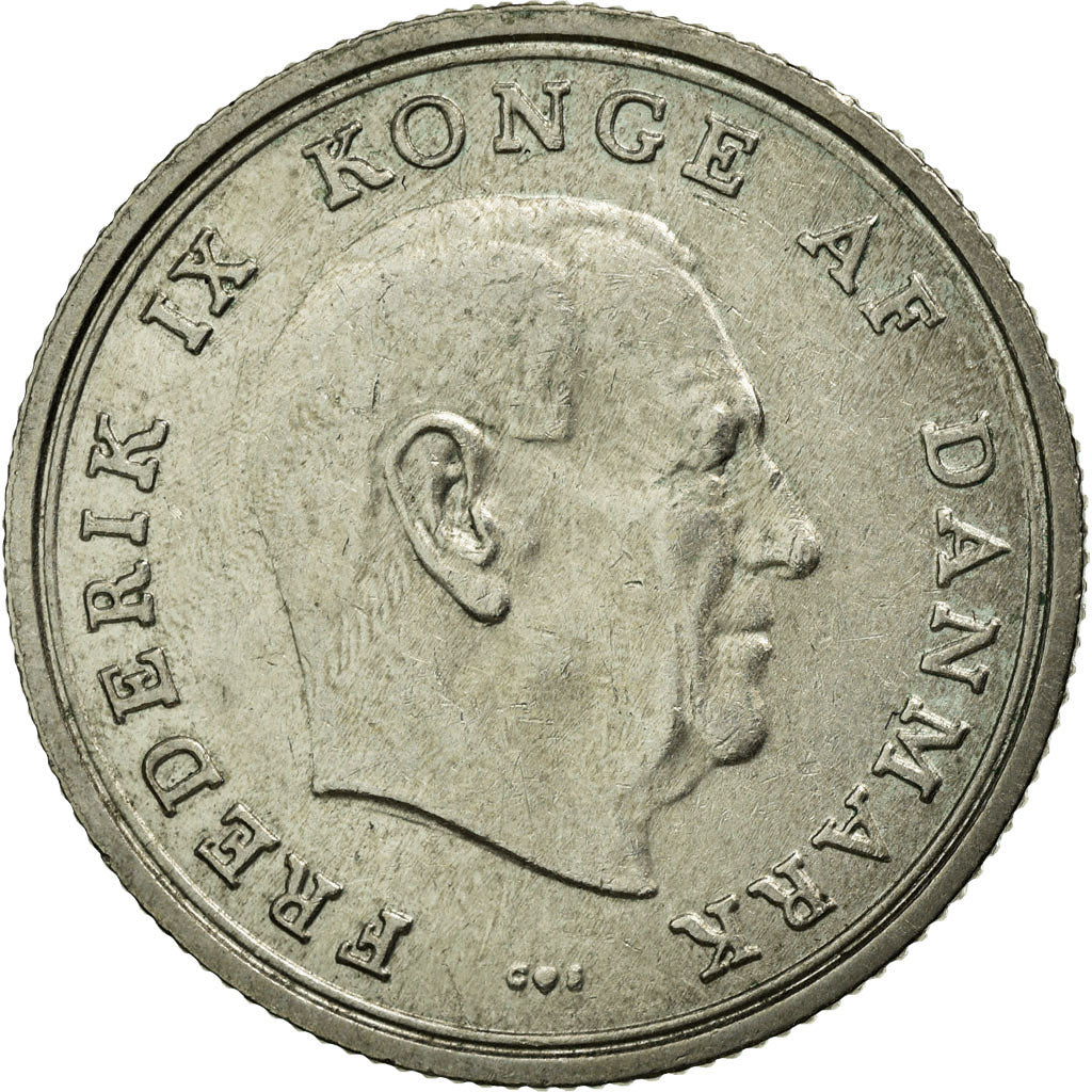 Monnaie, Danemark, Frederik IX, Krone, 1968, SUP, Copper-nickel, KM:851.1