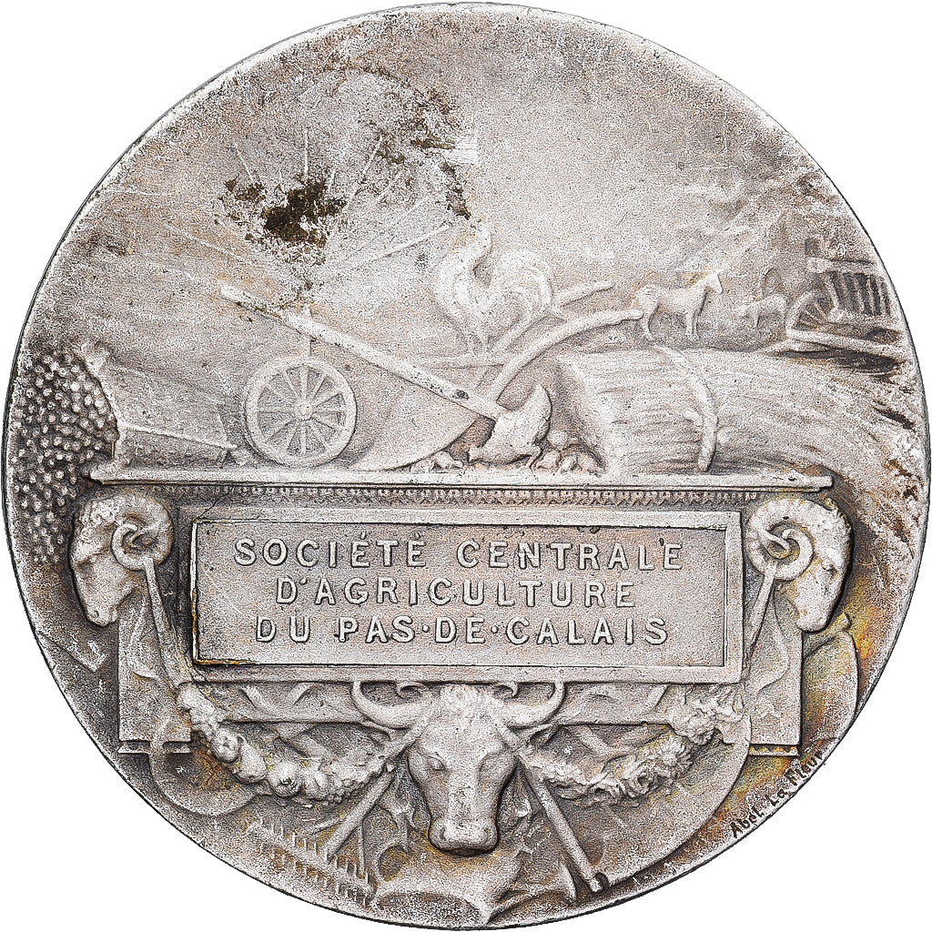 France, Medal, Société Centrale d'Agriculture du Pas-de-Calais, Abel Lafleur