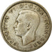 Münze, Großbritannien, George VI, Florin, Two Shillings, 1944, S+, Silber