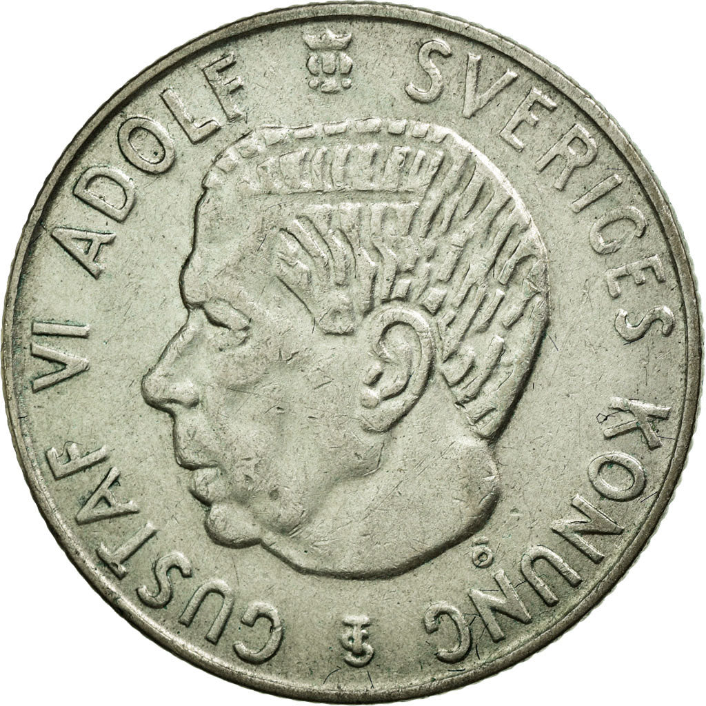 Monnaie, Suède, Gustaf VI, Krona, 1968, TTB+, Argent, KM:826