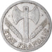 Coin, France, Bazor, 2 Francs, 1944, Castelsarrasin, VF(30-35), Aluminum