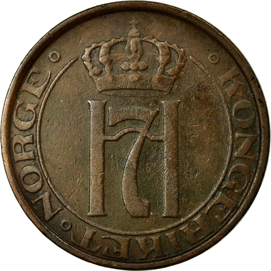 Monnaie, Norvège, Haakon VII, 5 Öre, 1932, TTB, Bronze, KM:368
