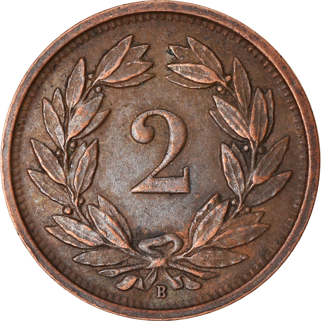 Coin, Switzerland, 2 Rappen, 1941, Bern, EF(40-45), Bronze, KM:4.2a
