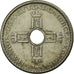 Moneta, Norwegia, 1 Krone, 1950, EF(40-45), Miedzionikiel, KM:385