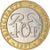 Coin, Monaco, Rainier III, 10 Francs, 1997, EF(40-45), Bi-Metallic, KM:163