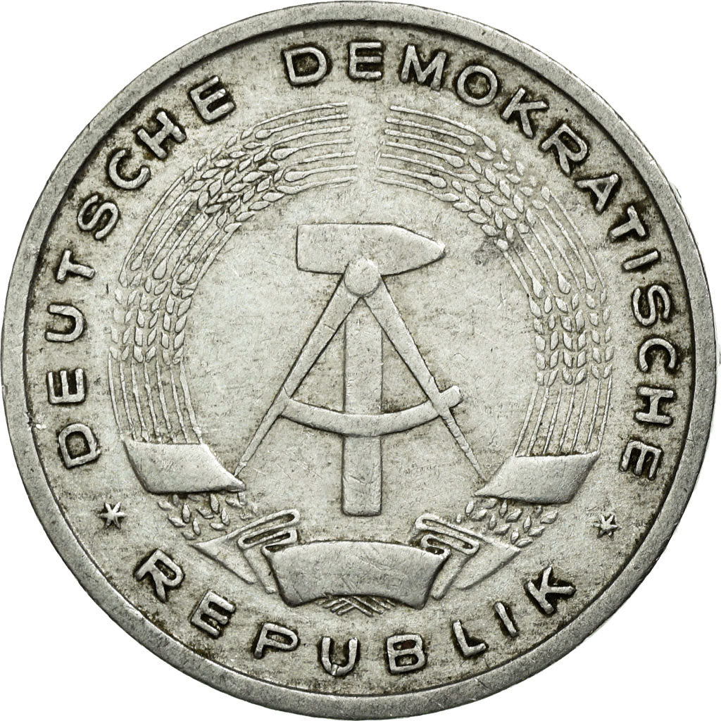Coin, GERMAN-DEMOCRATIC REPUBLIC, Mark, 1956, Berlin, EF(40-45), Aluminum, KM:13